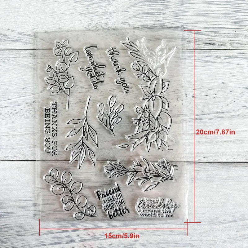 Green Spring Stamp and Die COMBO