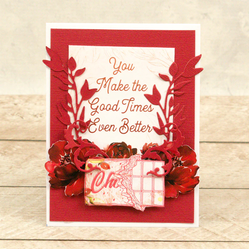 Mini Stamp - Blooming Friendship - Chocolate Wrapper (1pc)