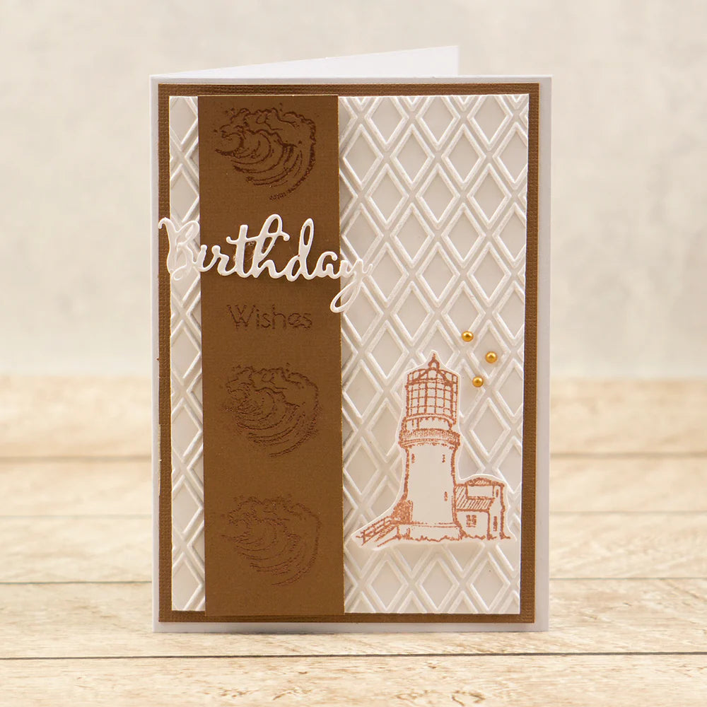 Stamp Set - Seaside Girl - Crashing Waves Stamp Set (7pc)