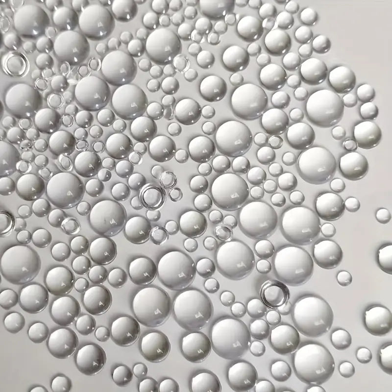 Mixed half bubble beads