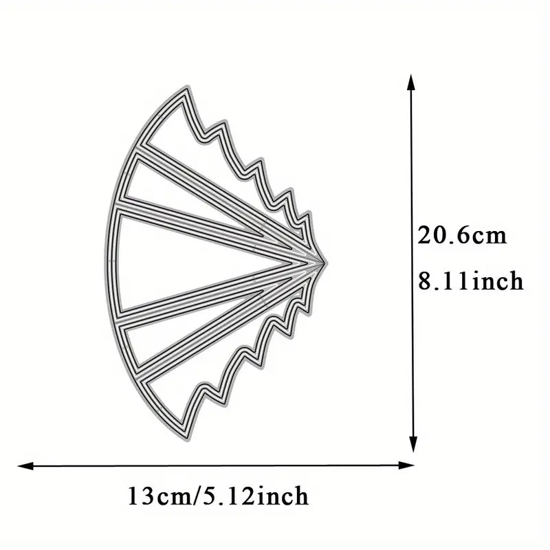 Card Bases Die #8 Christmas Tree Popup Card
