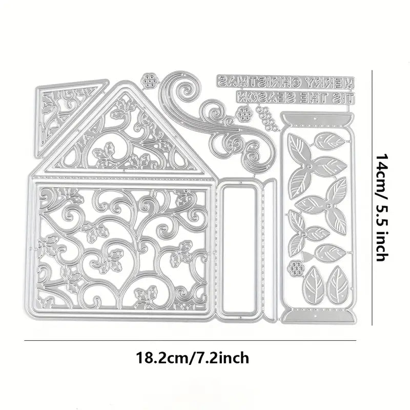 Ornate Christmas Envelope Die