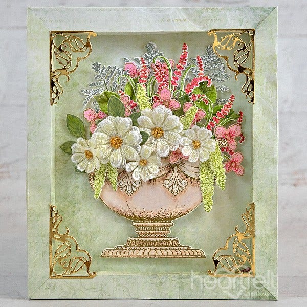 Floral Shoppe Fillers Cling Stamp Set And Die COMBO