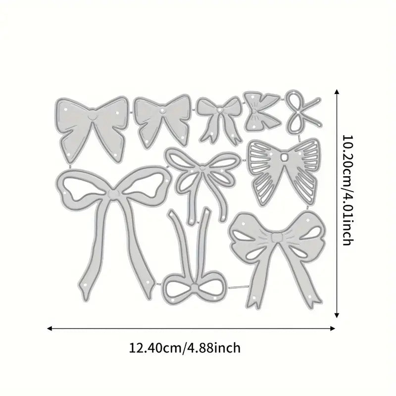 Little Miss Beautiful Bows Die