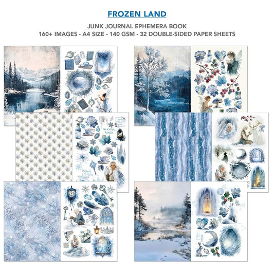 Ephemera Book Frozen Land A4 32/Pkg