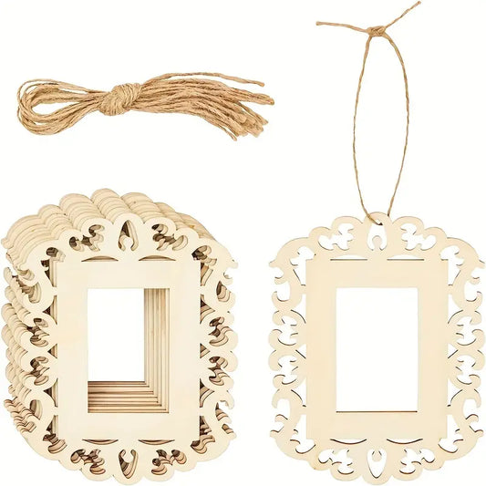 Large wooden frame embellishment