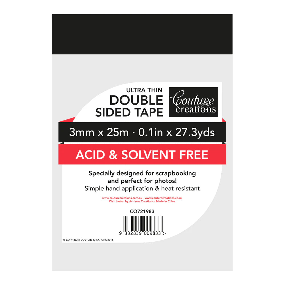 Double Sided Tape - Standard 3mm x 25m
