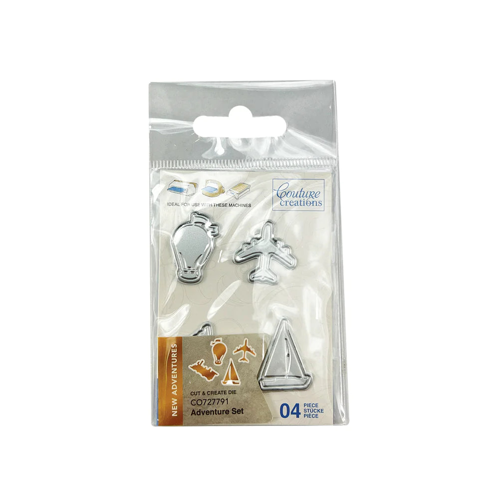Cut and Create Die - New Adventures - Adventure (4pc) - App. 20 x 20mm