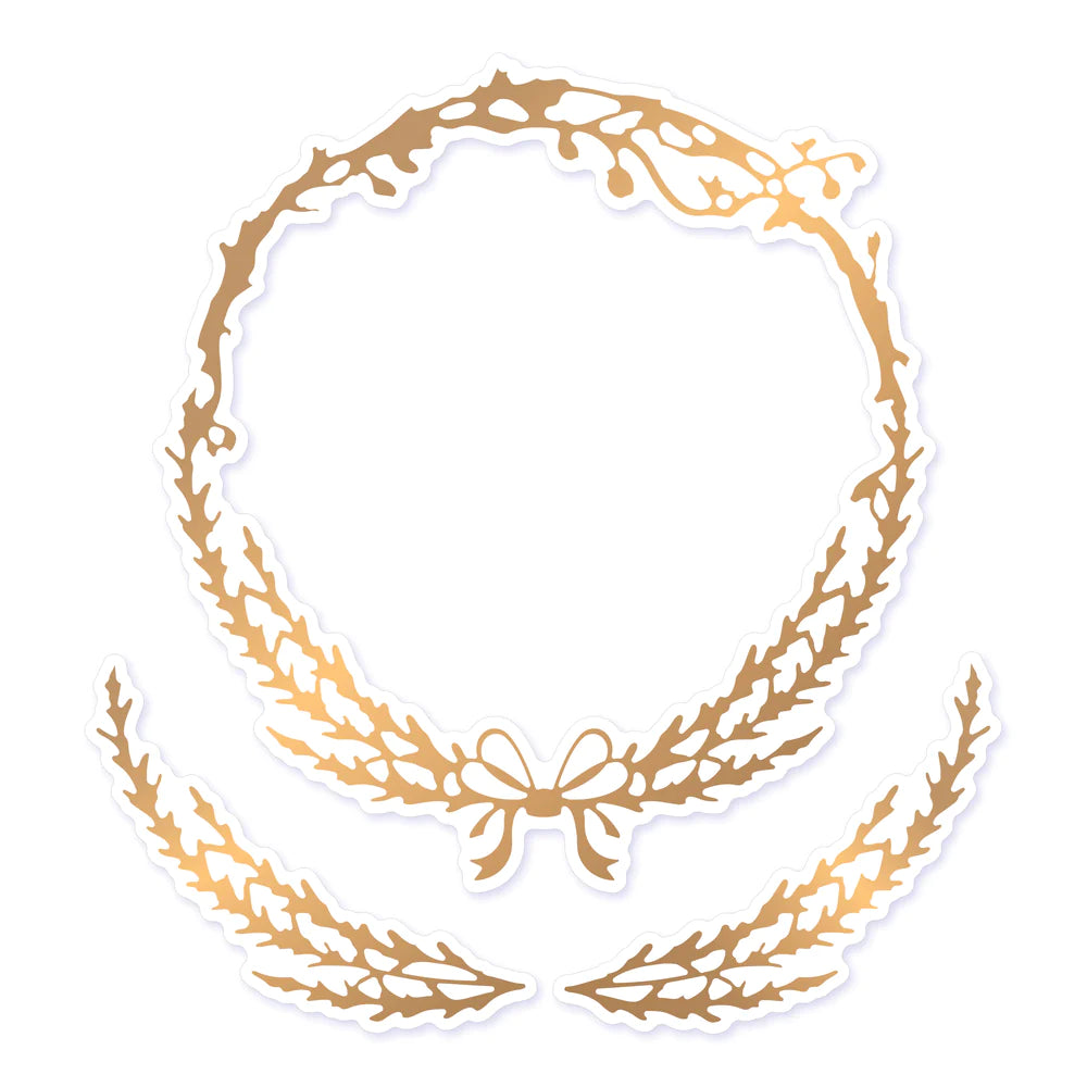 Cut & Create Die - Lavender Love - Rustic Wreath (3pc)