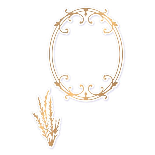 Cut & Create Die - Lavender Love - Wrought Iron Frame (2pc)