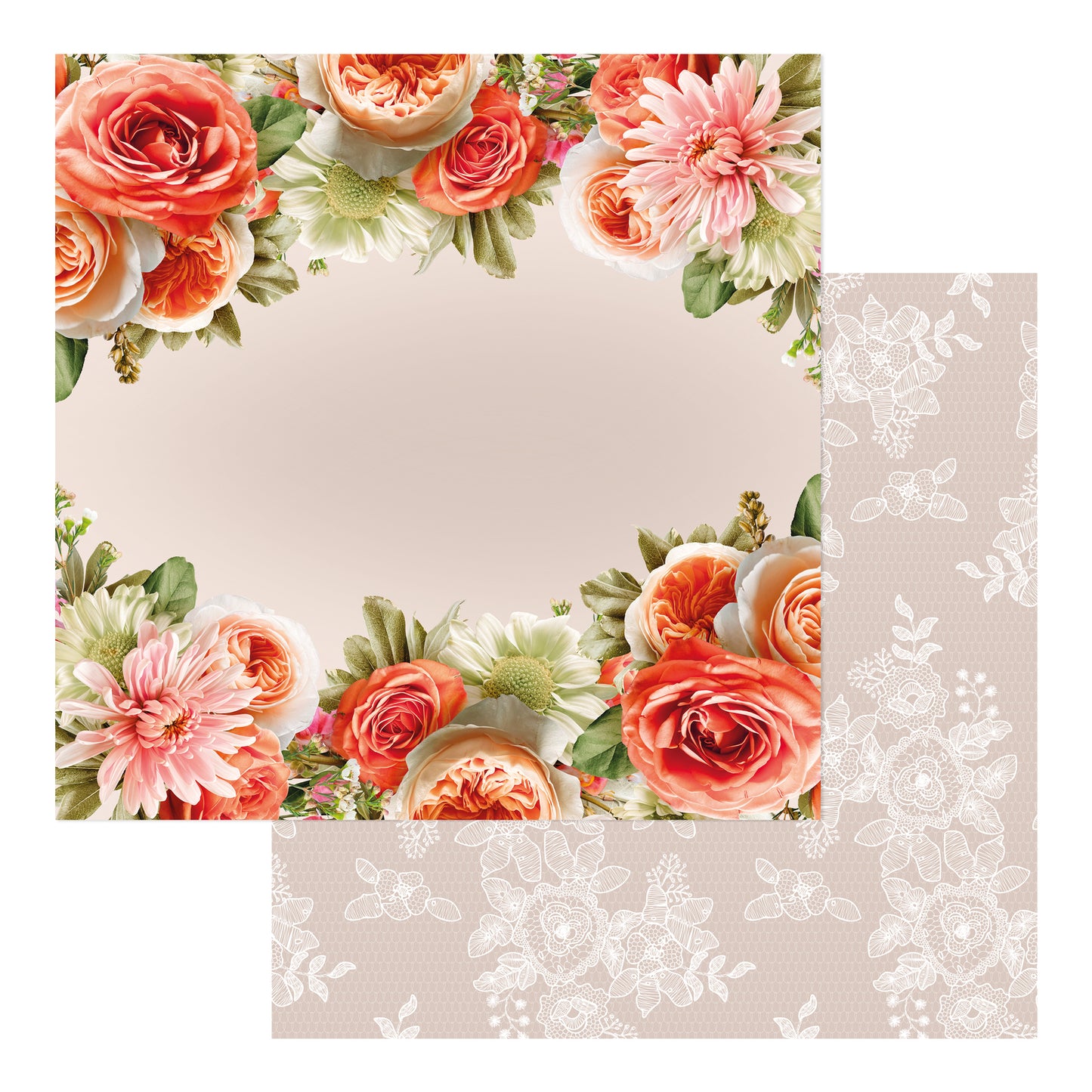 Elegance 12 x 12 Paper Pad inc. 3 Foiled Sheets (3 x 8 designs)