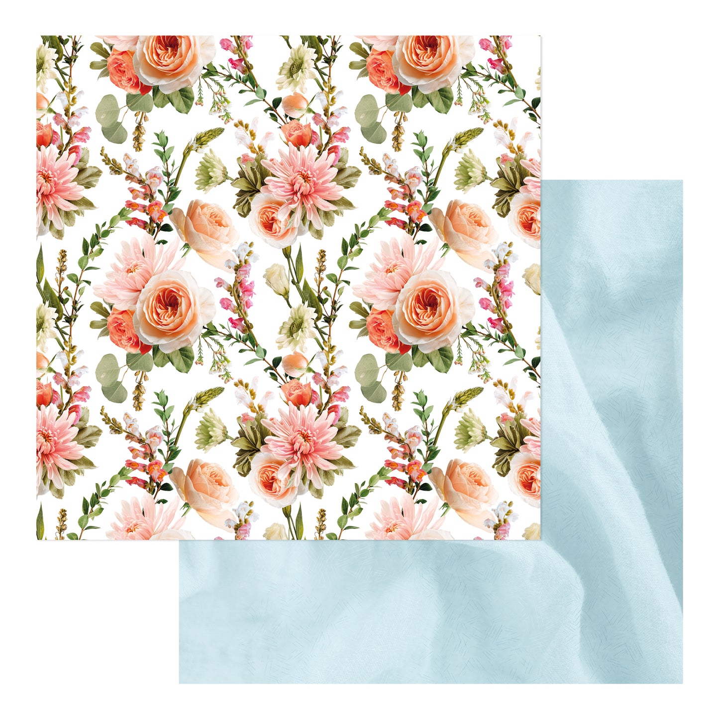 Elegance 12 x 12 Paper Pad inc. 3 Foiled Sheets (3 x 8 designs)