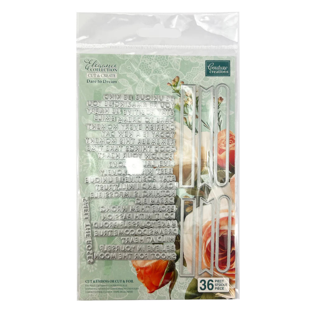 Dare to Dream Hotfoil Stamp and Die Set (36pc)