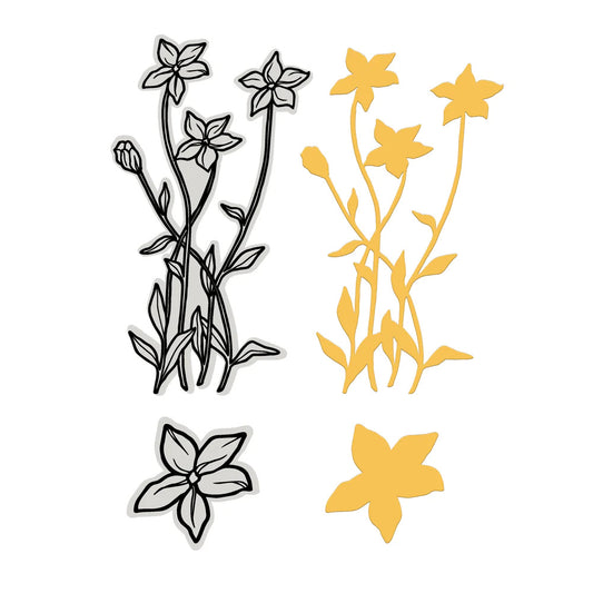 Australia's Natural Beauties - Royal Bluebell Stamp and Dies