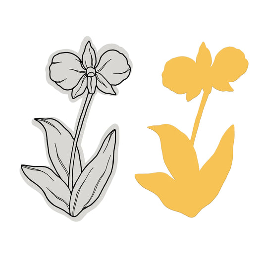 Australia's Natural Beauties - Cooktown Orchid Stamp and Dies