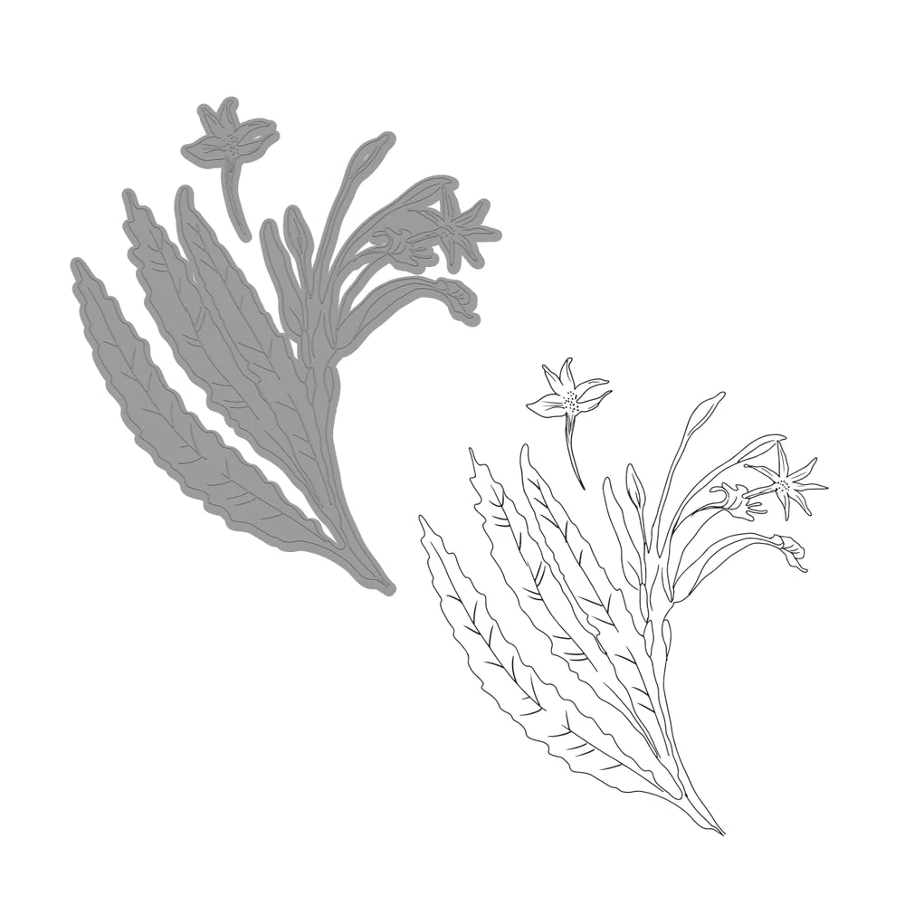 Australia The Lucky Country - Cutting Dies - Australian Bluebell