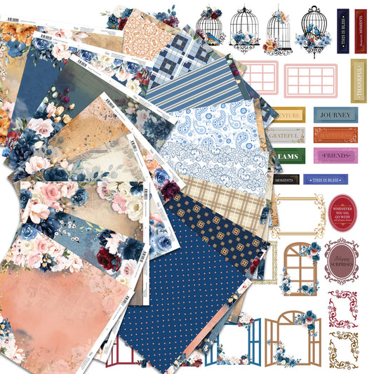 Blues by You - Collection Kit (12" x 12" Paper + Ephemera)