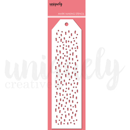 Dash Mark Making Stencil