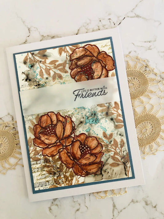 Stamp Set - Blooming Friendship - Cherished Friends (12pc)