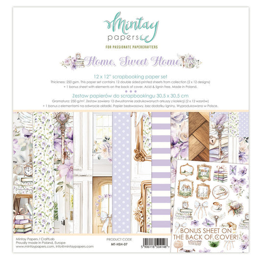 Mintay Papers 12x12 Papers 240gsm Home Sweet Home