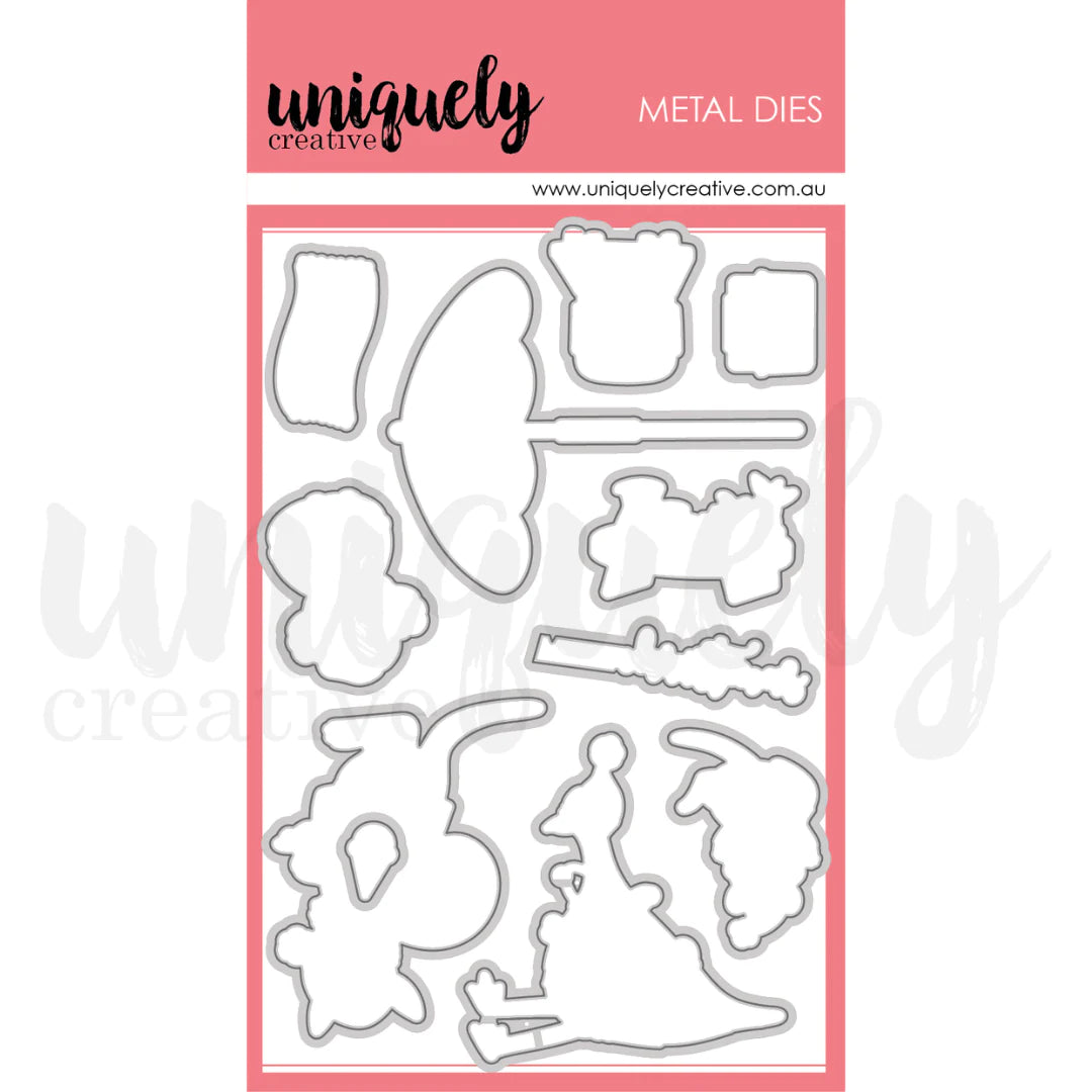 Aussie Beachmas Stamp and Die COMBO