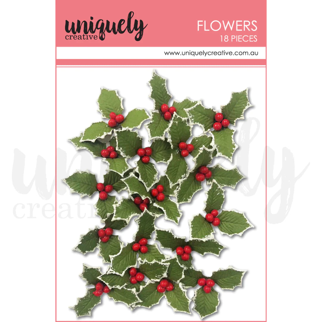 Christmas Holly Flowers