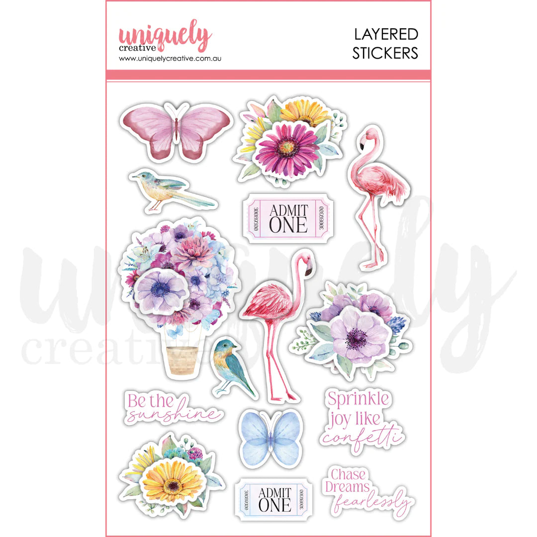 Flowering Utopia Layered Stickers