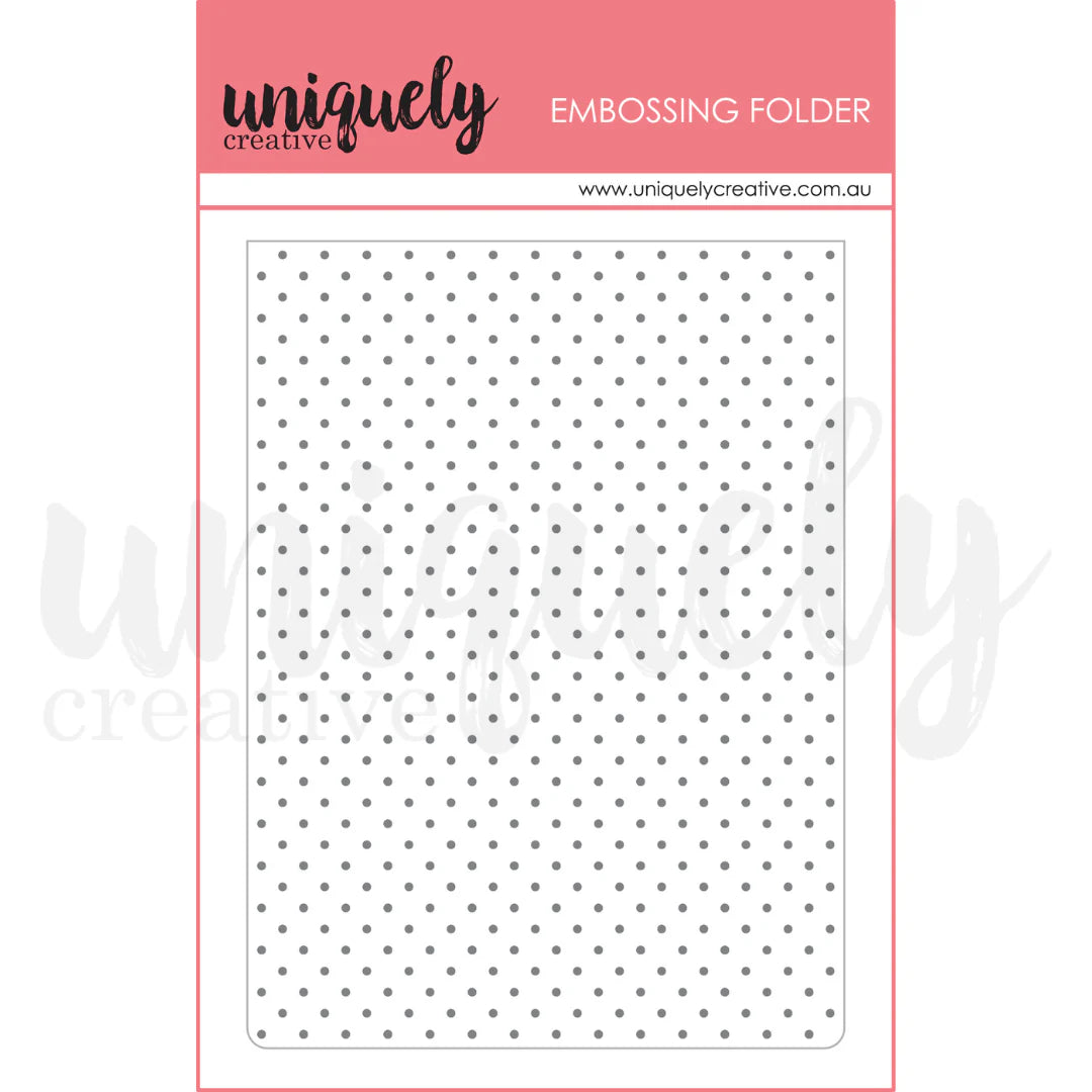 Tiny Dots Embossing Folder