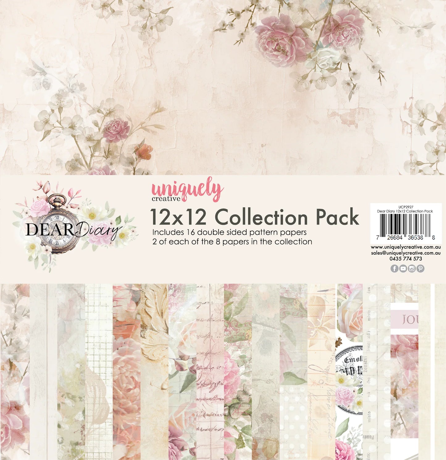 Dear Diary 12 x 12 Collection Pack