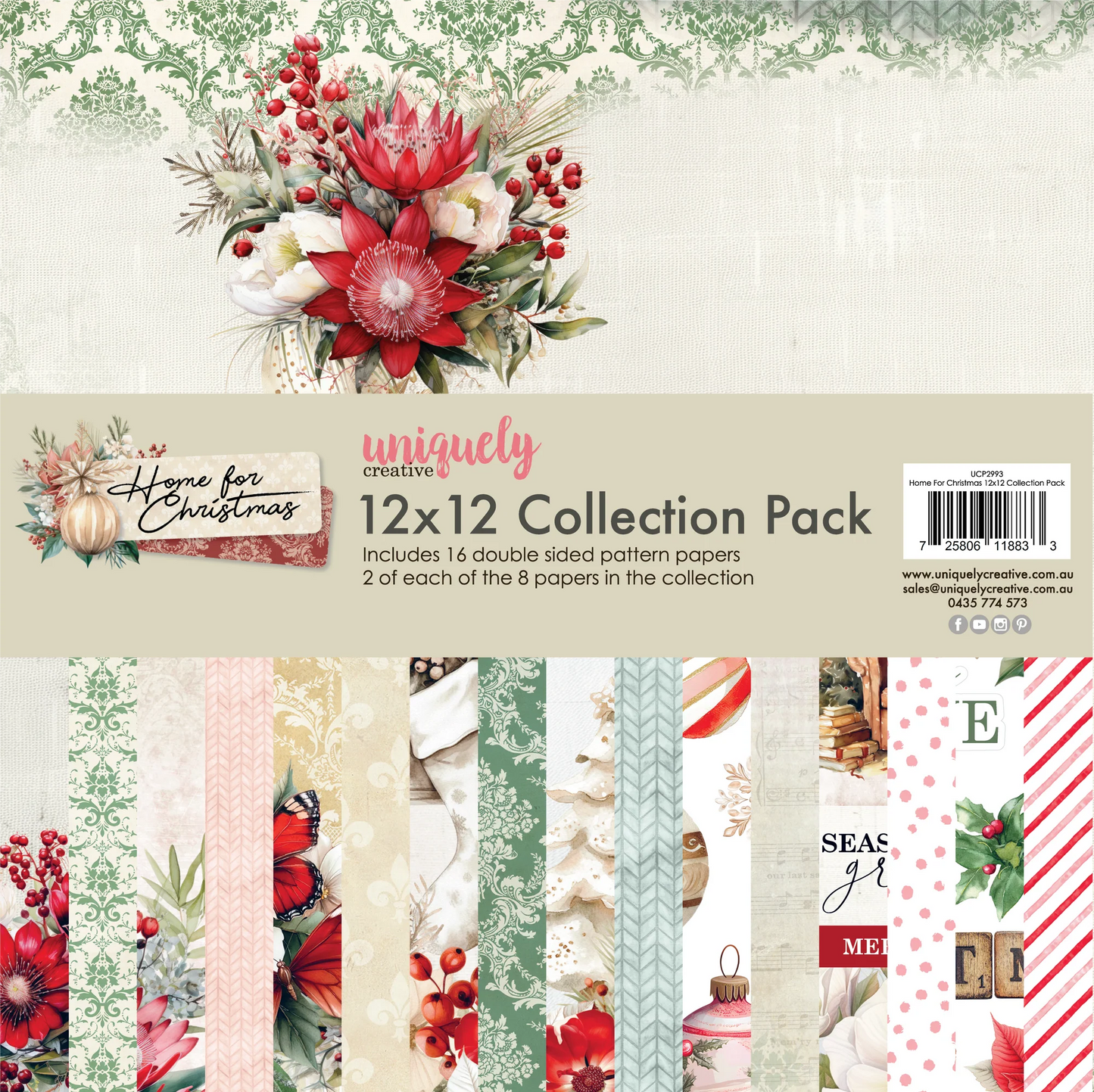 Home for Christmas 12 x 12 Collection Pack