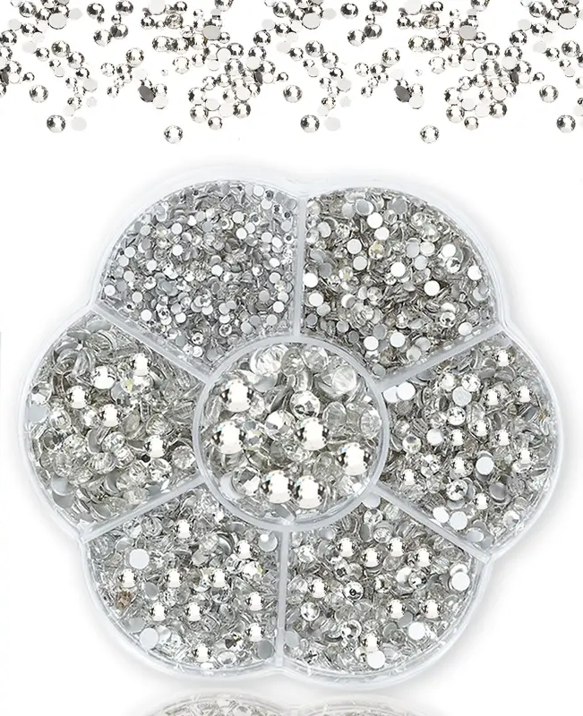 Half Round Pearls and Gemstones