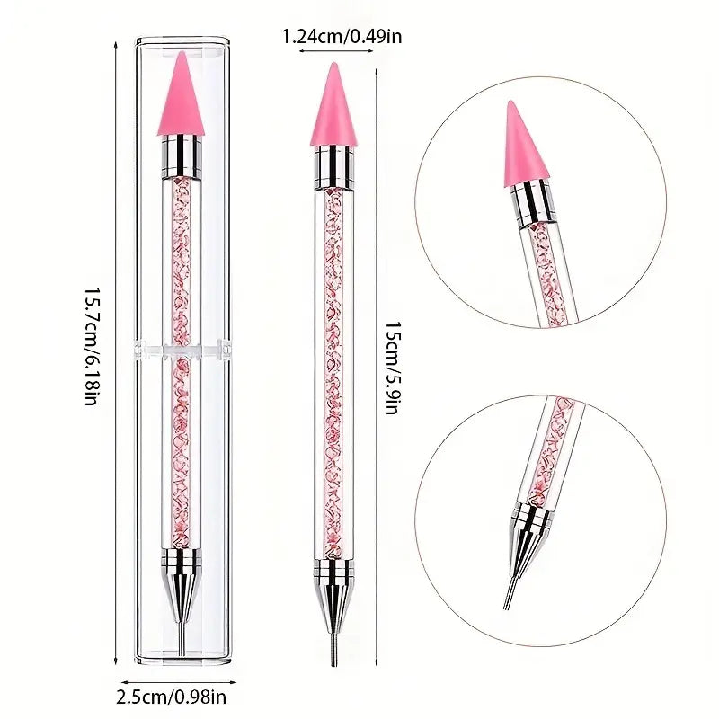Rhinestone Pick Up Dotting Tool, Dual-ended Pen