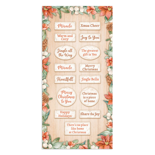 Collectables 10 sheets 15x30,5 (6”x12”) - All Around Christmas