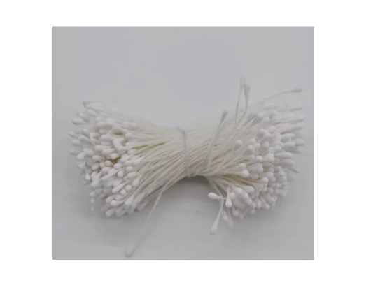 Mini Pearl Flower Stamen Double Heads 1.5mm