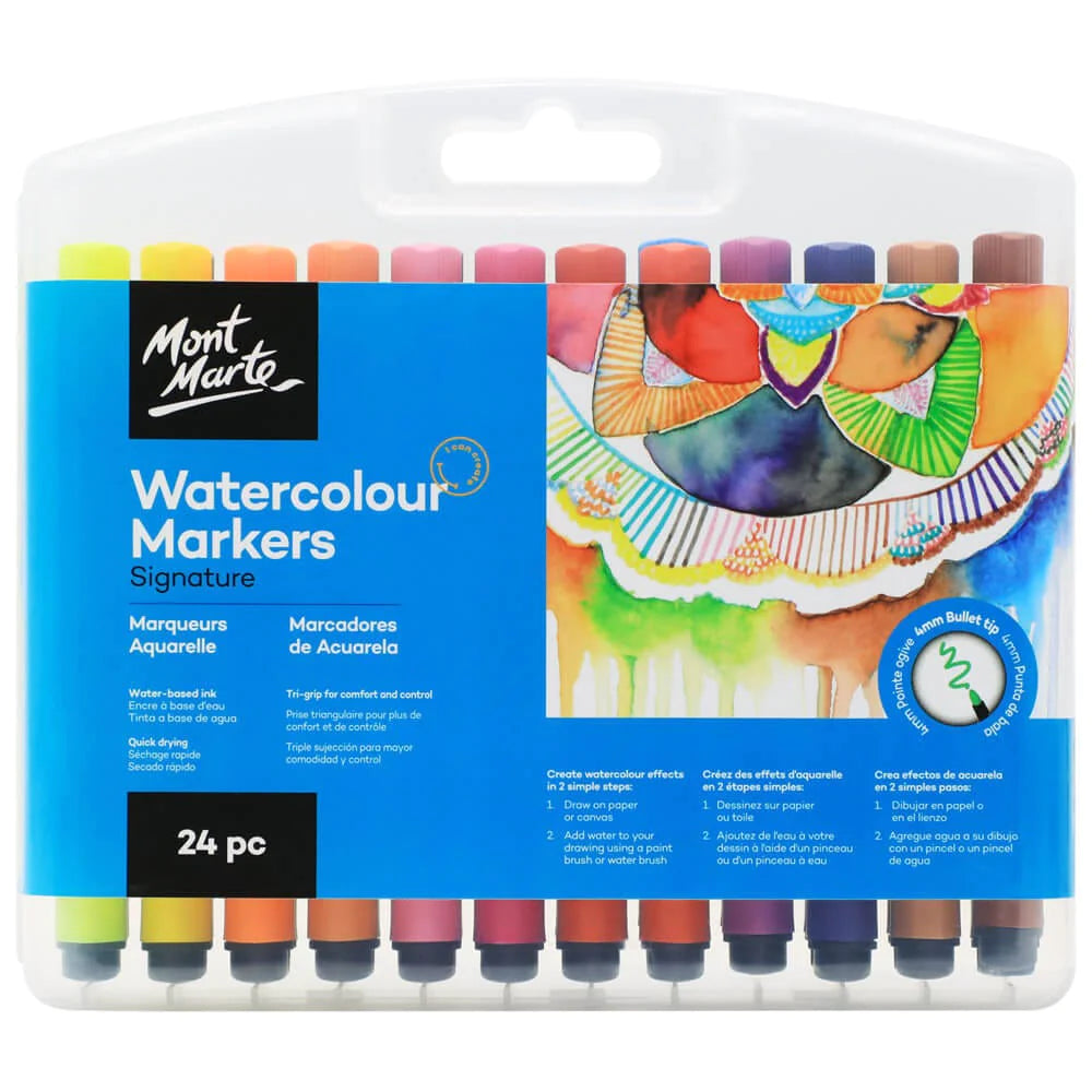 Watercolour Markers Signature 24pc