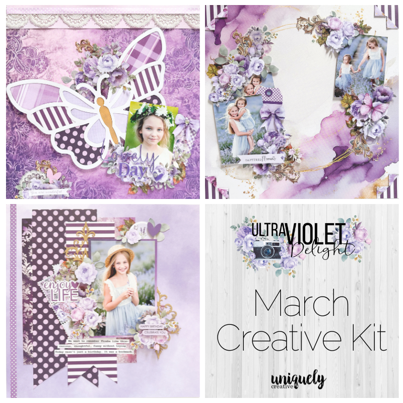 Ultraviolet Delight Creative Scrapbooking Kit