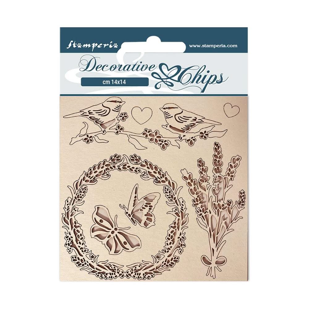 Stamperia Decorative Chips 5.5"X5.5" - Provence