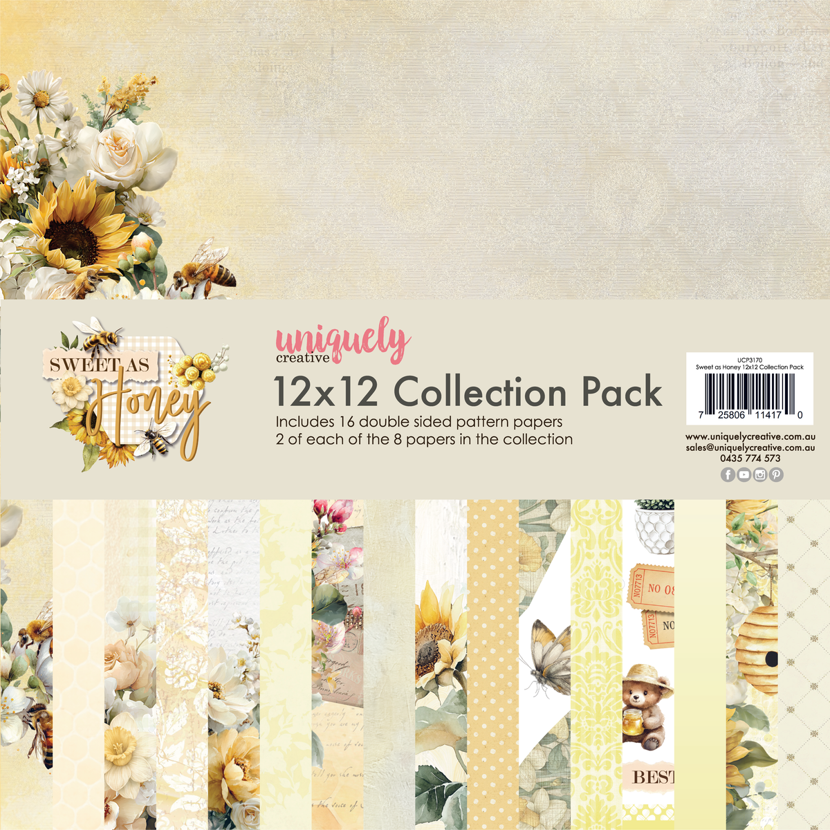 Sweet as Honey 12 x 12 Collection Pack