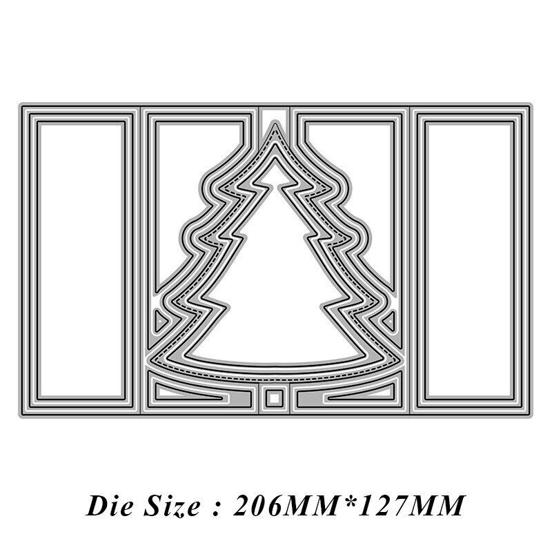 Christmas Tree Double Fold Die