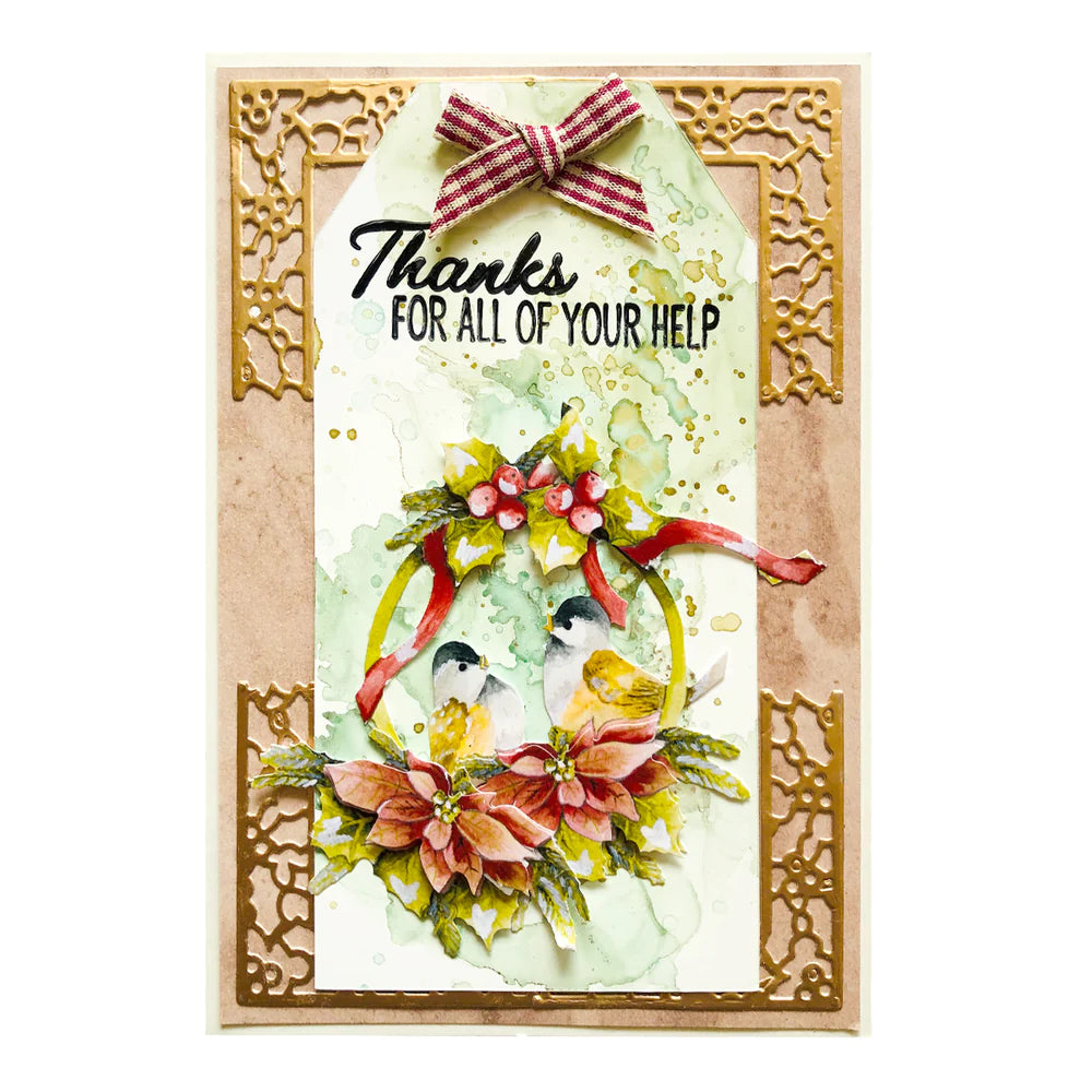 Stamp Set - My Thanks Sentiment (16pc) - 80 x 116mm