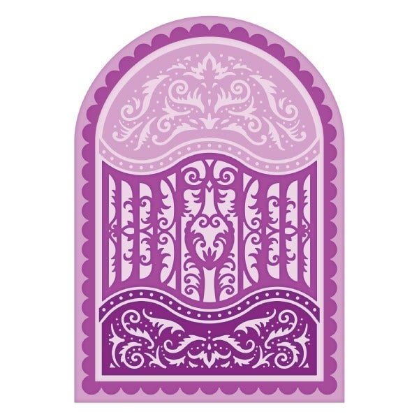 Scalloped Flourish Gateway Die