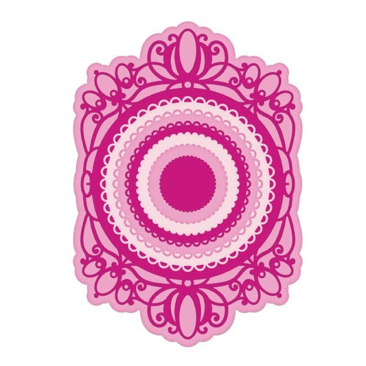 Decorative Circle Frames Die