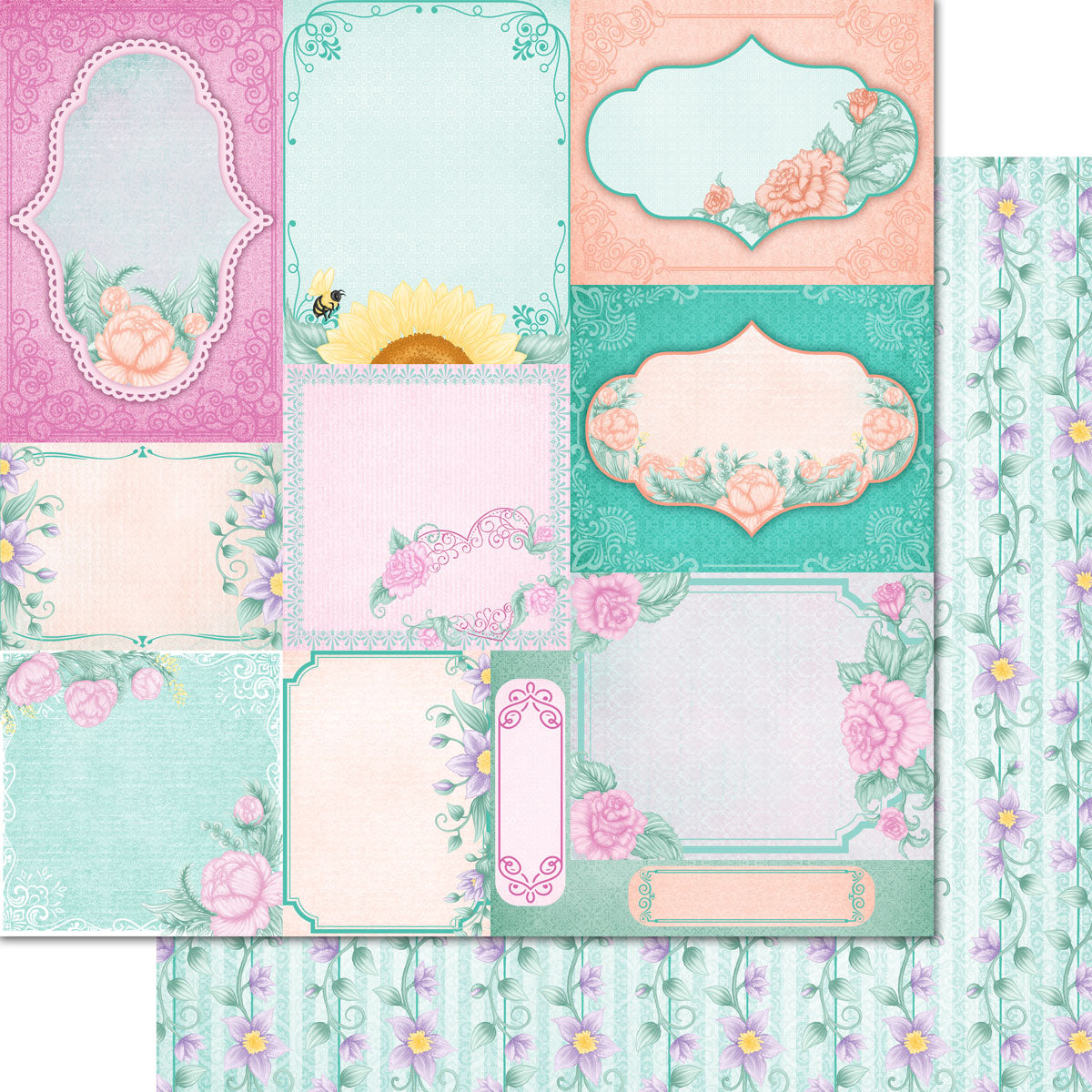 Floral Banners Paper Collection