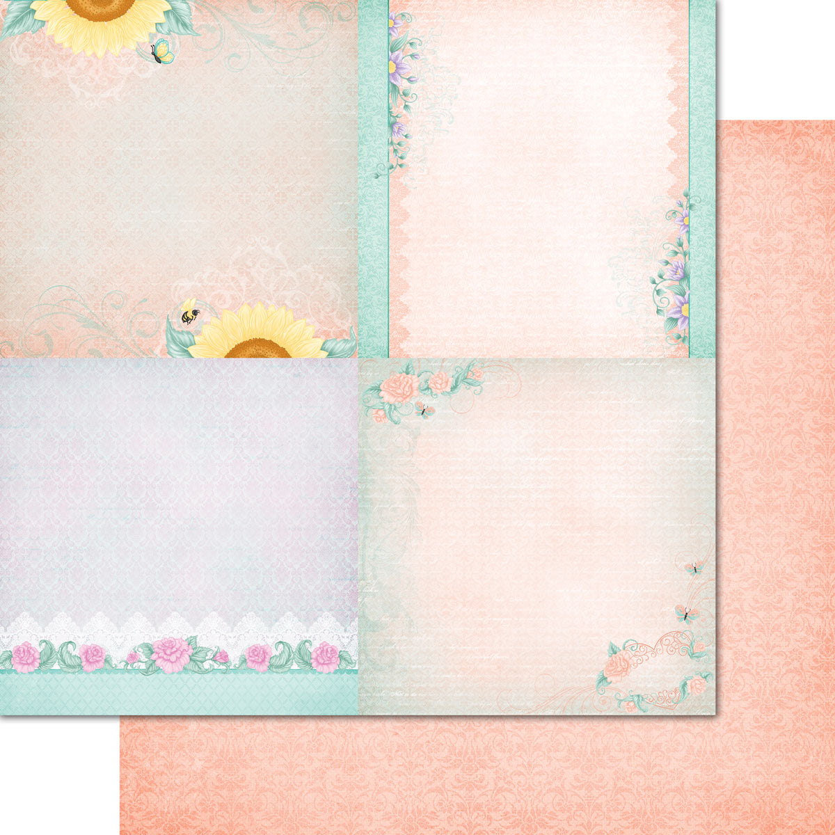 Floral Banners Paper Collection