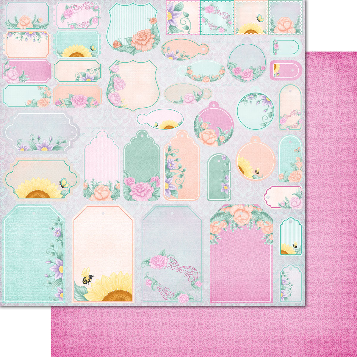 Floral Banners Paper Collection