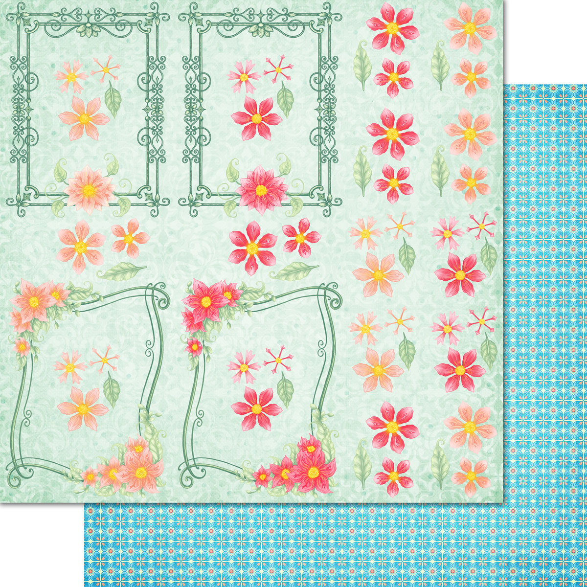 Floral Frames Paper Collection