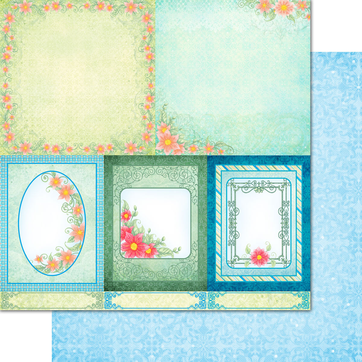 Floral Frames Paper Collection