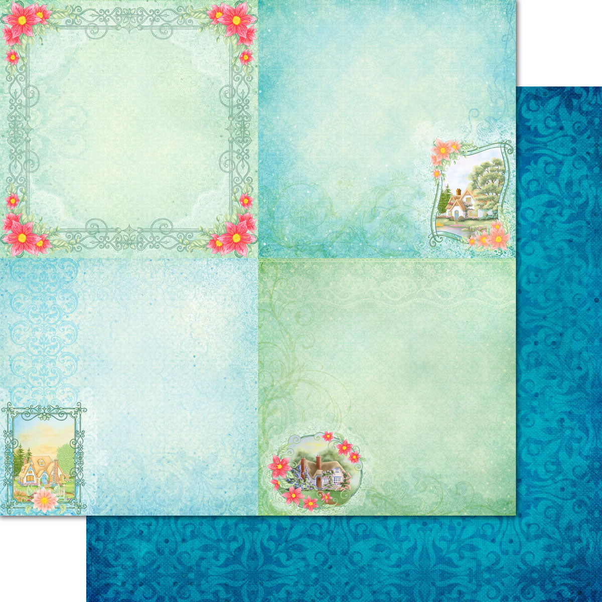 Floral Frames Paper Collection