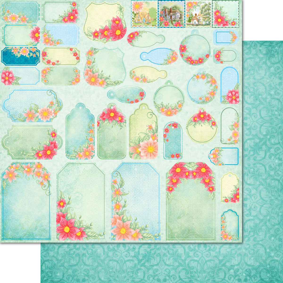 Floral Frames Paper Collection