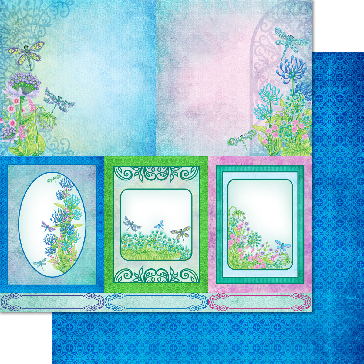 Decorative Dragonfly Paper Collection